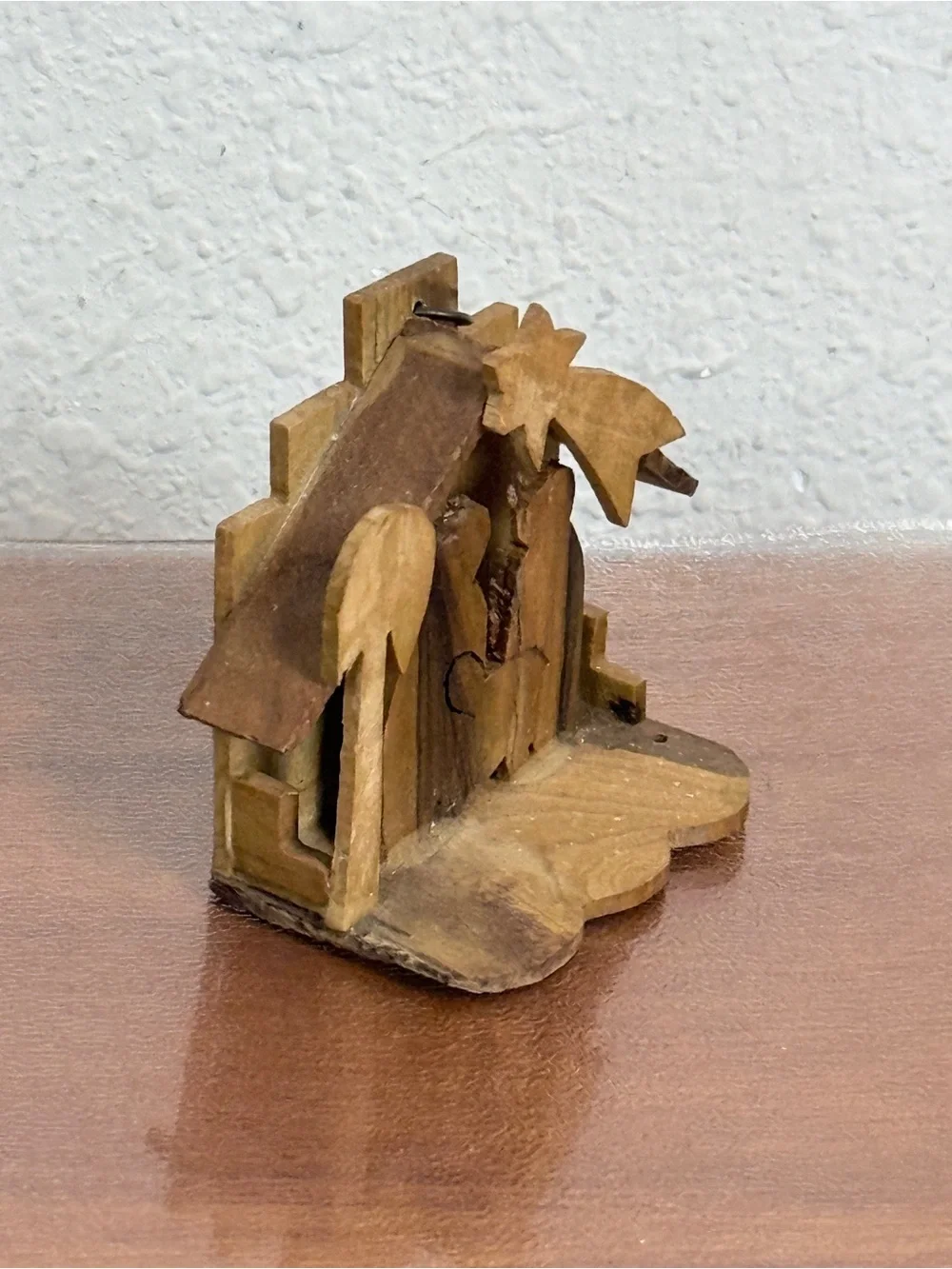 Handcrafted Mini Wooden Nativity Christmas Ornament